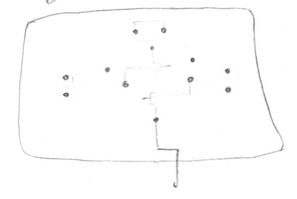 Plan for the base plate for the reader bots.